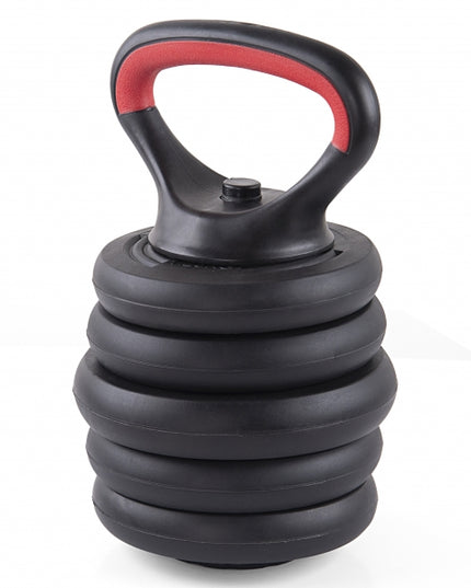 Kettlebell, gantere și gantere - 6 în 1 - până la 40 kg - gantere reglabile, gantere și kettlebell cu multiple combinații posibile