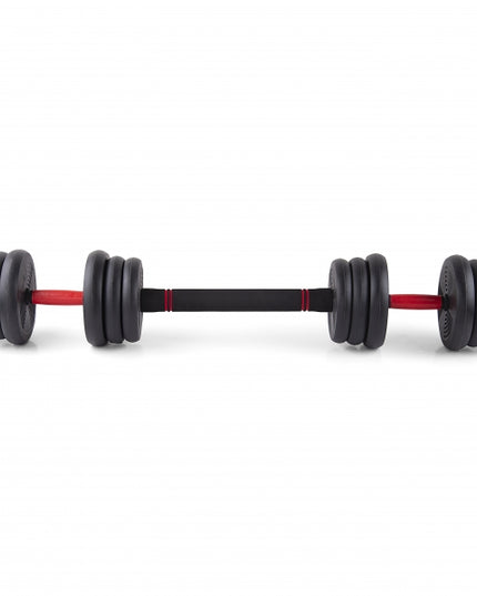 Kettlebell, gantere și gantere - 6 în 1 - până la 40 kg - gantere reglabile, gantere și kettlebell cu multiple combinații posibile