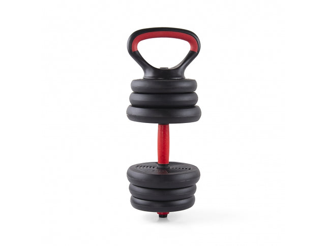 Kettlebell, gantere și gantere - 6 în 1 - până la 40 kg - gantere reglabile, gantere și kettlebell cu multiple combinații posibile